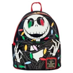 Loungefly X The Nightmare Before Christmas Jack Wrapped In Lights Light Up Glow Mini Backpack