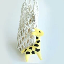 Miffy Bruna Family Giraffe Mascot Plush Keychain