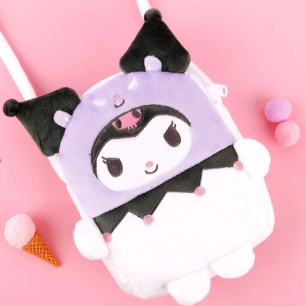 Sanrio Kuromi Bestie Plush Crossbody Bag Sanrio Kuromi Bestie Plush Crossbody Bag -Hello Discount Store medium 067b536f 7b70 42a1 99ad 9ac75980cff4