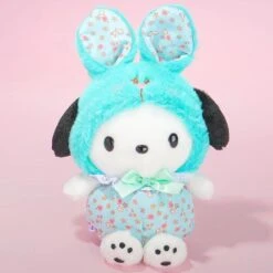 SANRIO Pochacco Flower Bunny 9" Bean Doll Plush
