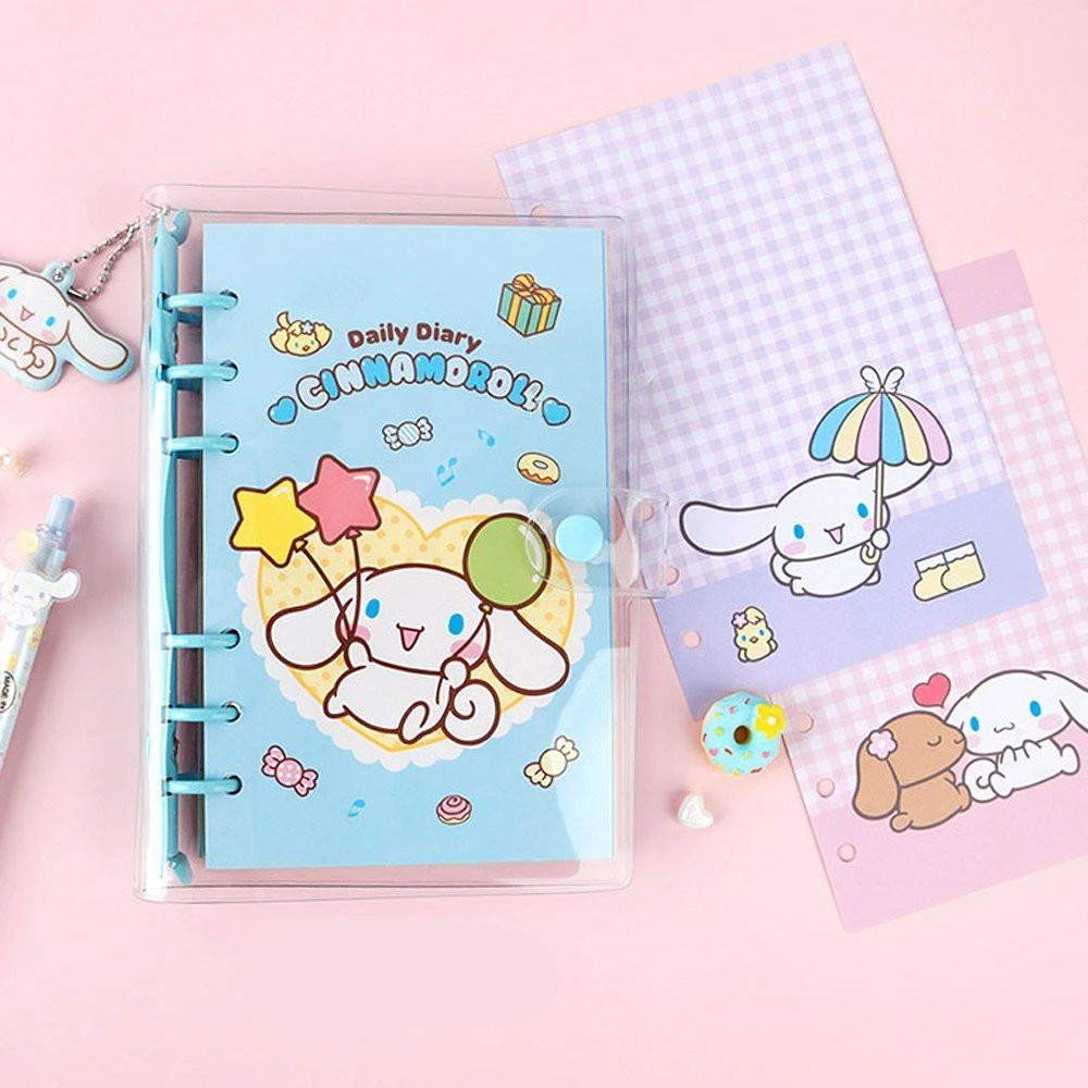 Cinnamoroll 6 Ring Planner with Charm SANRIO Cinnamoroll 6 Ring Planner With Charm -Hello Discount Store medium 0fee18b8 4119 47d5 914c 8b2e91841037