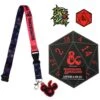 Dungeons & Dragon Ampersand Dice Lapel Pins Lanyard Box Set