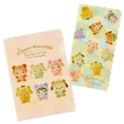 Sanrio Characters Baby Bear Scalloped Edge Folder Set