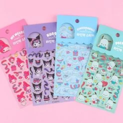 Sanrio Character Gold Bolder Sticker