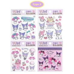 [4-in-1] Sanrio My Melody X Kuromi Sticker Sheets Set : Lovely -Hello Discount Store medium 1d7ca1a6 0e13 43e4 9595 2adb0e721887