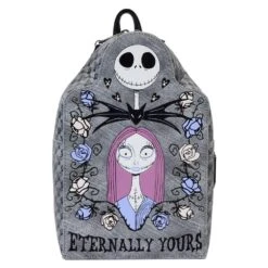 Loungefly X Nightmare Before Christmas Jack & Sally Eternally Yours Tombstone Mini Backpack
