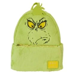 Loungefly X Dr. Seuss' How The Grinch Stole Christmas! Plush Cosplay Light Up Mini Backpack
