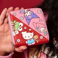 Loungefly X Sanrio Hello Kitty & Friends Color Block Zip Around Wallet