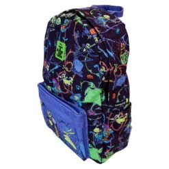 Loungefly X Nightmare Before Christmas Neon Glow All-Over Print Nylon Full-Size Backpack -Hello Discount Store medium 2a7c0e7e a81f 48f6 bd36 24e42c4e7551