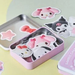 Sanrio Characters Tin Case Sticker Set :Pompom -Hello Discount Store medium 2c318746 2779 4d56 9605 ea8e63c5387a