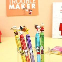Peanuts Snoopy Mascot 3-Colors Ballpoint Pen