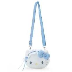 SANRIO Hello Kitty Plush Crossbody Bag :Blue Angel