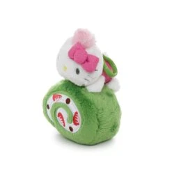 SANRIO Hello Kitty Matcha Swiss Roll Cake Mascot Clip-On Plush 6 SANRIO Hello Kitty Matcha Swiss Roll Cake Mascot Clip-On Plush -Hello Discount Store medium 328b451d 91de 4c36 a912 4166a3751940