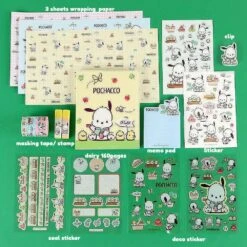 Sanrio Pochacco Diary & Sticker Bag Gift Set 4 Sanrio Pochacco Diary & Sticker Bag Gift Set -Hello Discount Store medium 40a52894 0ae6 4688 b434 3c52413b6a29