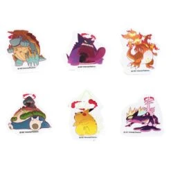 [6-in-1] Pokemon W Collection Eraser Set