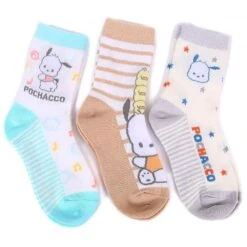 SANRIO Pochacco 3Pair Sneaker Socks -Hello Discount Store medium 507c31f0 de3d 4ac0 a6df d751be06aaa7