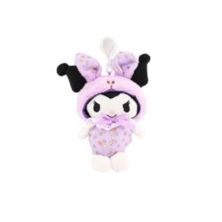 SANRIO Kuromi Flower Bunny Mascot Clip On