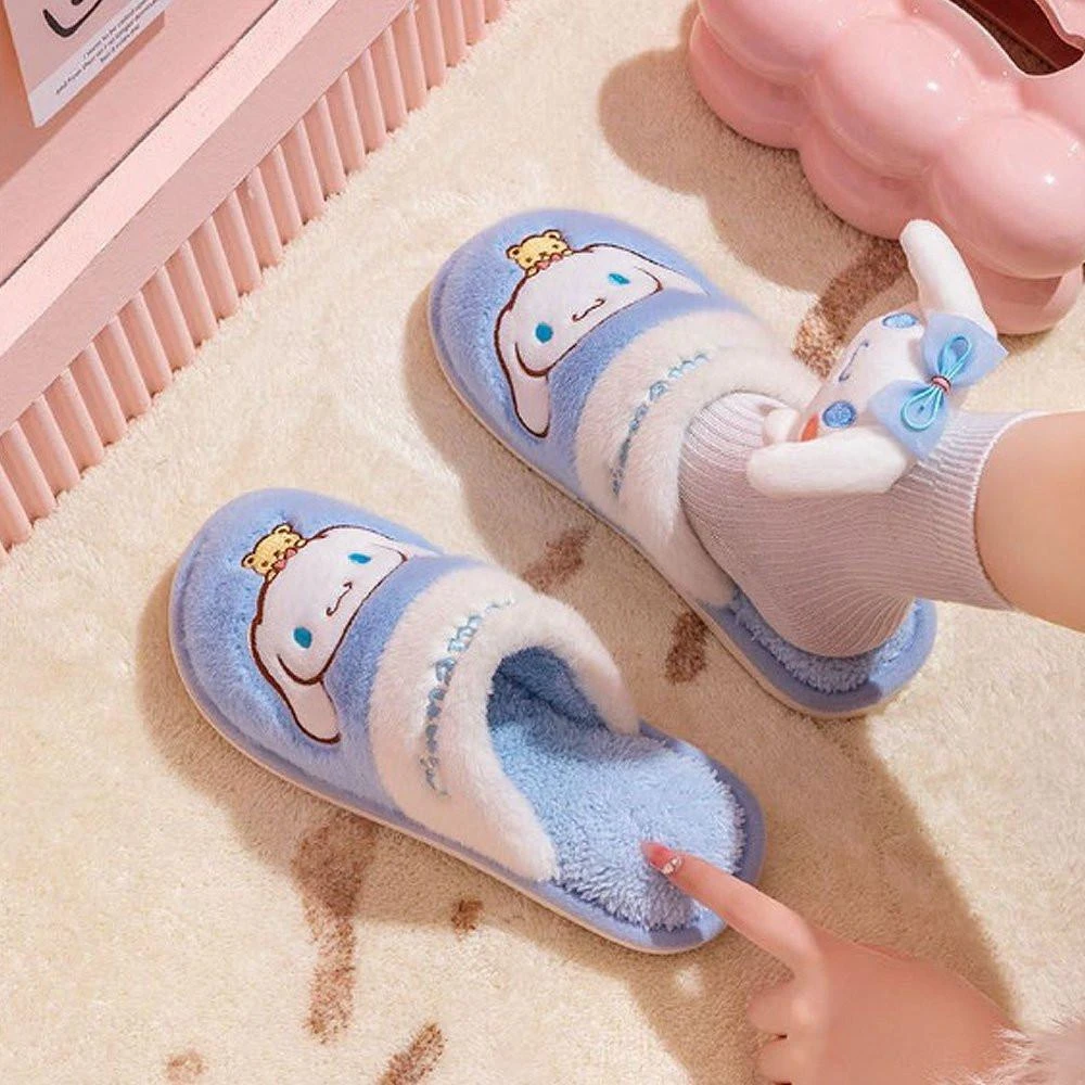 Sanrio My Melody Two Tone Fur Slippers Sanrio My Melody Two Tone Fur Slippers -Hello Discount Store medium 57cff364 f877 4799 8513 d71b08c45c84