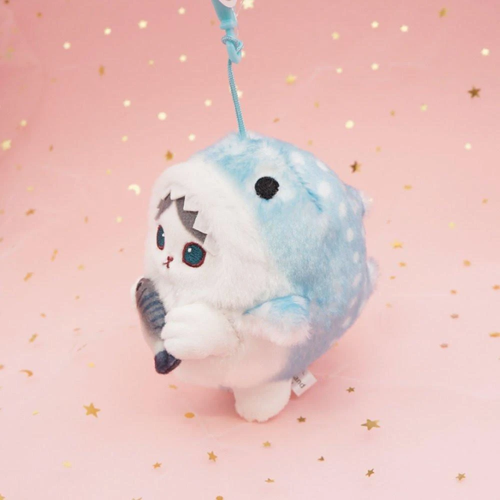 Mofusand Shark Meow Clip-On 5" Plush Mascot :Blue Cat Mofusand Shark Meow Clip-On 5" Plush Mascot :Blue Cat -Hello Discount Store medium 5a8ad934 2d63 4955 bf01 1d6af1a4a2a2