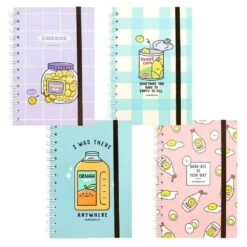 [Random] Convenience Store Foods Ruled Hard Cover Band Notebook