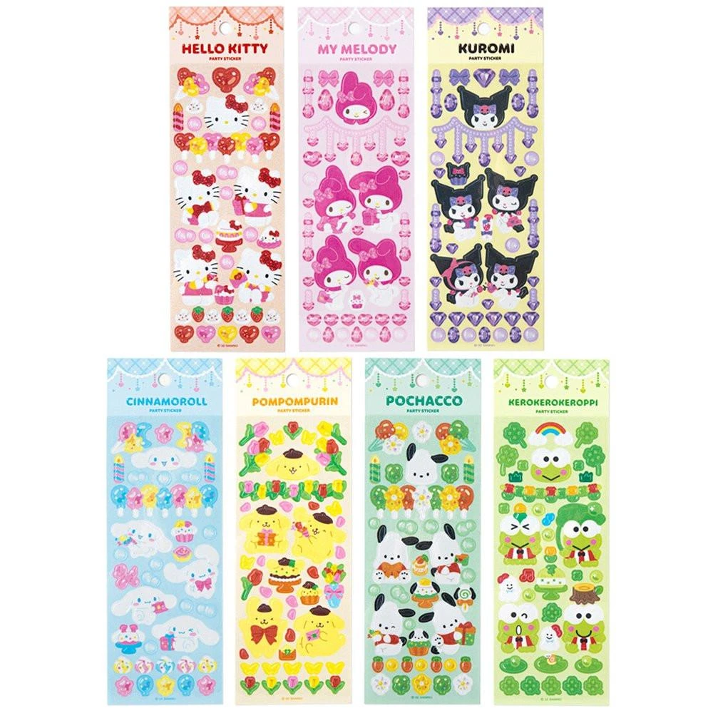 Sanrio Characters Party Sticker Sheet Sanrio Characters Party Sticker Sheet -Hello Discount Store medium 63700643 2eea 43e2 a9bc 08f19aaf8e29