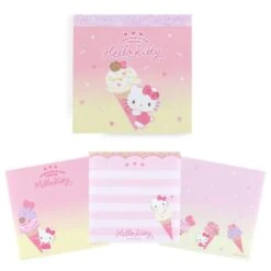 SANRIO Hello Kitty Memo Pad :Ice Cream Party