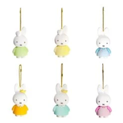 Miffy Pastel Figure Ball Chain Keychain