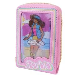Loungefly X Barbie™ 65th Anniversary Doll Box Triple Lenticular Zip Around Wallet