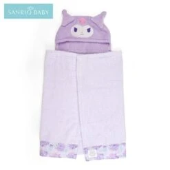 Sanrio Baby Kuromi Hooded Bath Towel
