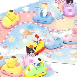 Sanrio Characters Bumper Car Figure & Puzzle Blind Box