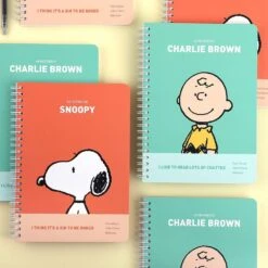 Peanuts Snoopy & Charlie Brown A5 Hard Cover Notebook