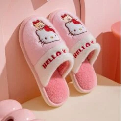 Sanrio Hello Kitty Two Tone Fur Slippers