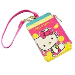 Sanrio Hello Kitty Pink Lemon ID Card Case With Coin Case