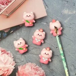 Cherry Blossom Cat Figure Pencil Sharpener