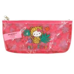 SANRIO Hello Kitty Vinyl Pencil Pouch : Tropical Animal