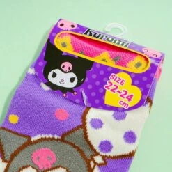 SANRIO Kuromi Low-Cut Socks Set :Retro -Hello Discount Store medium 9d7ae1c3 9936 410b b781 a39b38f6d61e