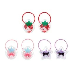 Sanrio Characters Ponytail Holder With Rhinestones