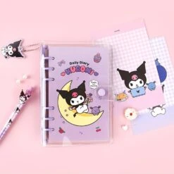 SANRIO Kuromi 6 Ring Planner With Charm