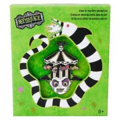 Loungefly X Beetlejuice Carousel Hat 3" Collector Box Sliding Pin