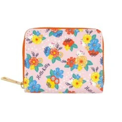 SANRIO Hello Kitty Zip Around Wallet : Flower