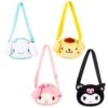 Sanrio Character Cutie Face Plush Crossbody Bag