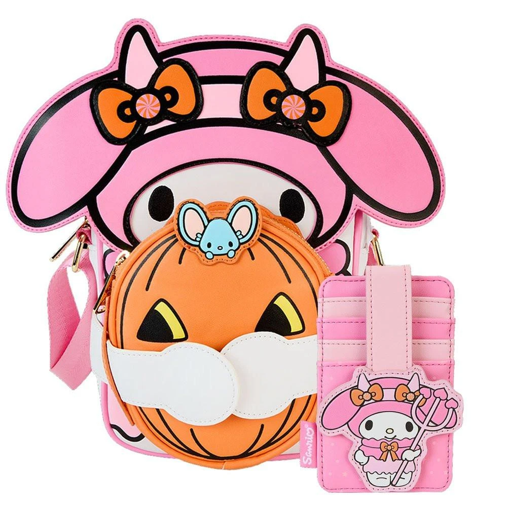 Loungefly x Sanrio My Melody Pumpkin Crossbuddies® Cosplay Crossbody Bag with Coin Bag & Cardholder Set Loungefly X Sanrio My Melody Pumpkin Crossbuddies® Cosplay Crossbody Bag With Coin Bag & Cardholder Set -Hello Discount Store medium c23fc067 c6a3 4b16 a461 11bdf328cf3d