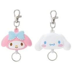 SANRIO My Melody & Cinnamoroll Face Key Reel