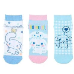 SANRIO Cinnamoroll 3Pair Sneaker Socks