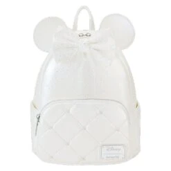 Loungefly X Minnie Mouse Iridescent Wedding Mini Backpack