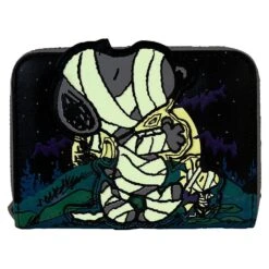 Loungefly X Peanuts Snoopy Mummy Haunt Glow Zip Around Wallet -Hello Discount Store medium d6288427 d85b 453c 9f6e 9d55184e9919