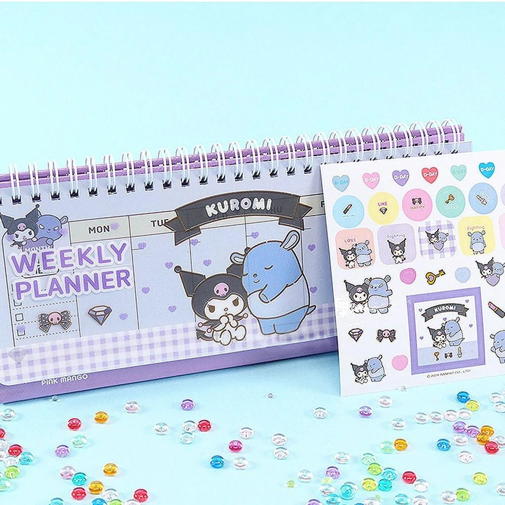 Sanrio Kuromi Standing Weekly Planner Sanrio Kuromi Standing Weekly Planner -Hello Discount Store medium d8d8e504 932e 499c b62a 6f81f3549c7a