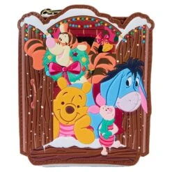 Loungefly X Winnie The Pooh & Friends Christmas Greetings Zip Around Wallet