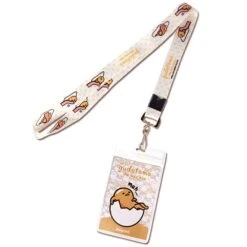 SANRIO Gudetama Lazy Egg ID Badge Lanyard
