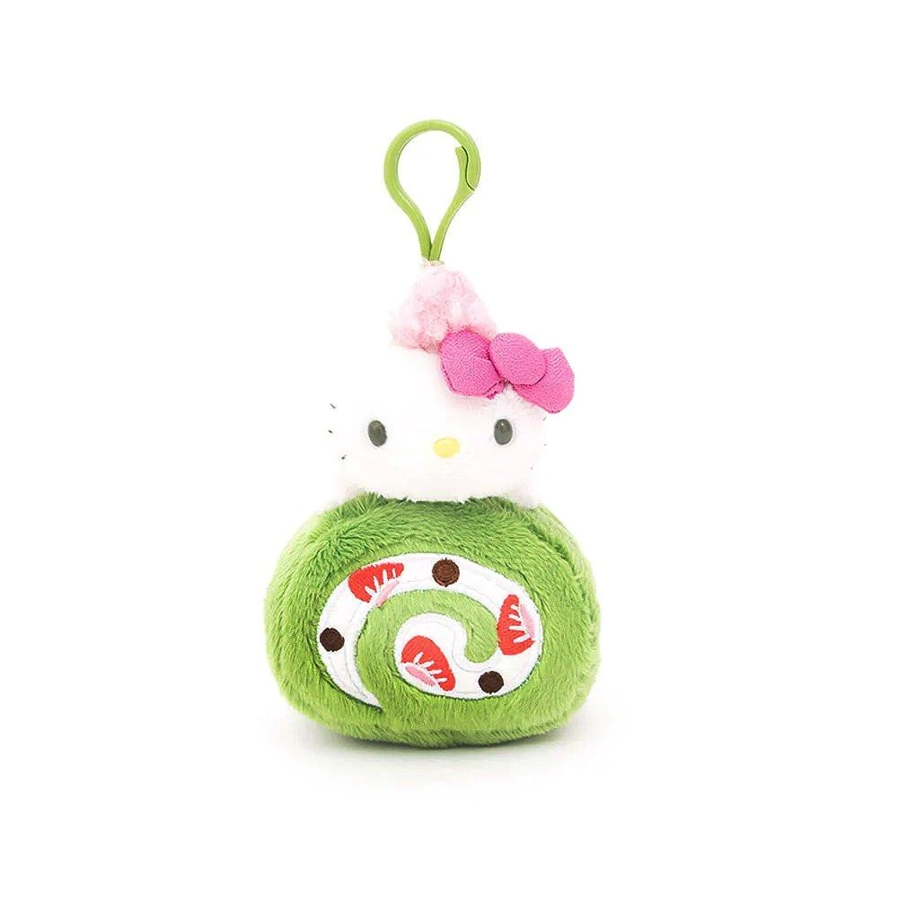 Hello Kitty Matcha Swiss Roll cake Mascot Clip-On Plush SANRIO Hello Kitty Matcha Swiss Roll Cake Mascot Clip-On Plush -Hello Discount Store medium e4ee8811 4c25 42d1 a7bf c0591497dea8